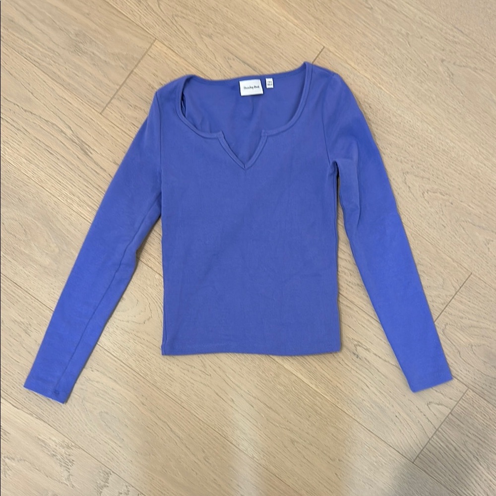 Blue/Purple Long Sleeve Top